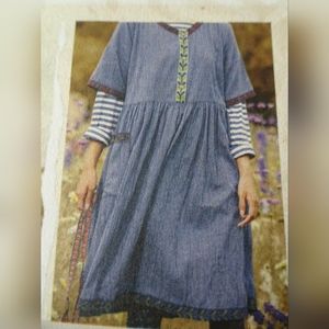 Gudrun Sjoden Dress, Cottage Core Ladenwear, Minimalistic,  Prairie, Renaissance